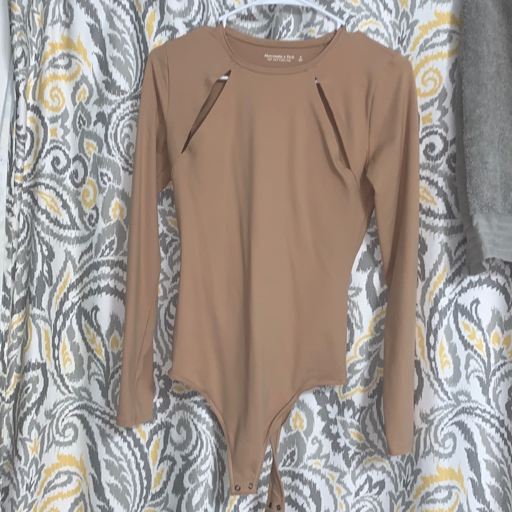 Abercrombie and Fitch tan Bodysuit